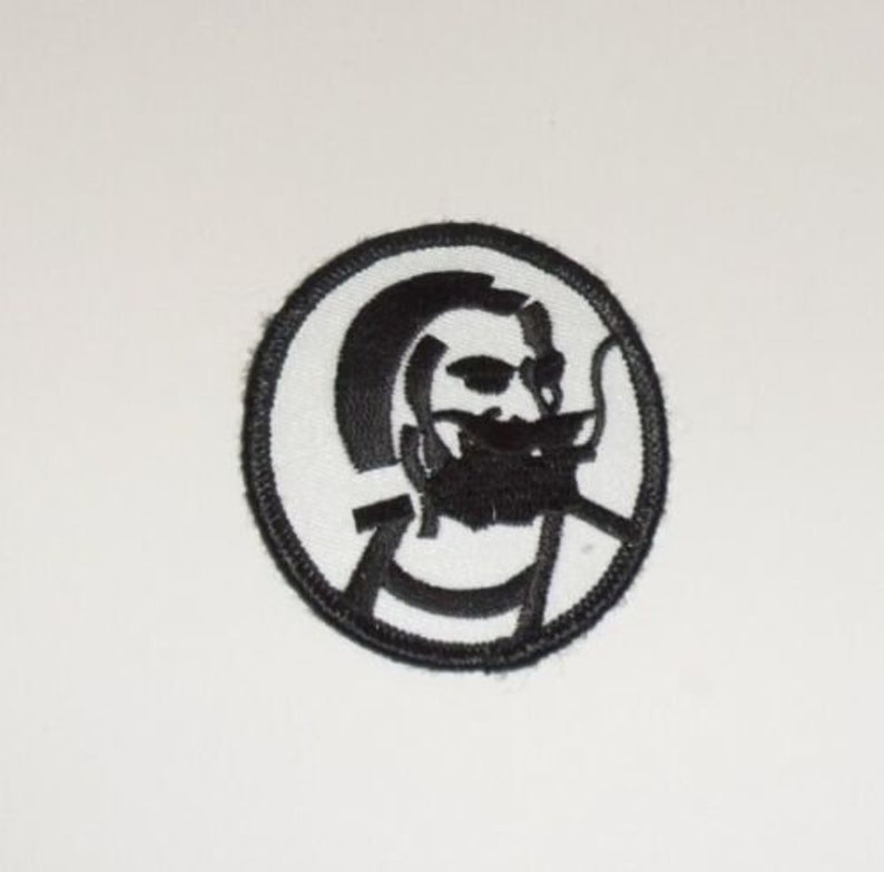 ZIG ZAG MAN Embroidered ironon Patch New 2 5/8 Etsy