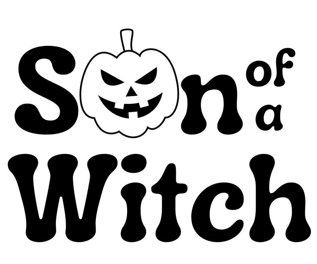 Printable Halloween Graphic Design Great for Vinyl and Sublimation. Son ...