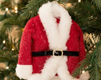 Santa Suit Christmas Ornament