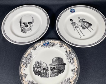 skull dinnerware sets