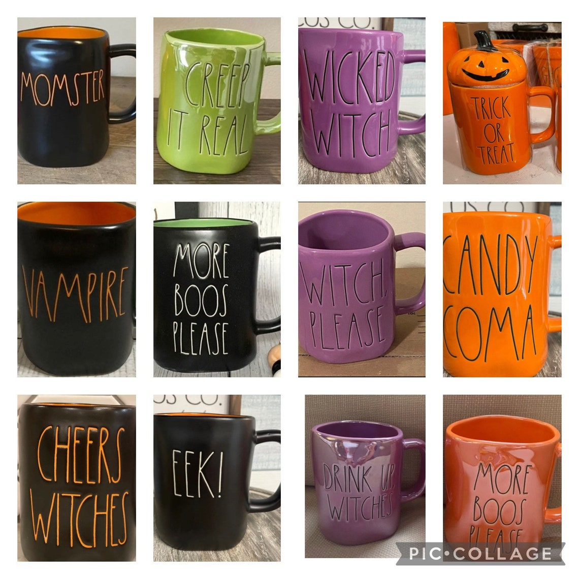 Rae Dunn Halloween Mug Hocus Pocus Boo to You More Boos Etsy