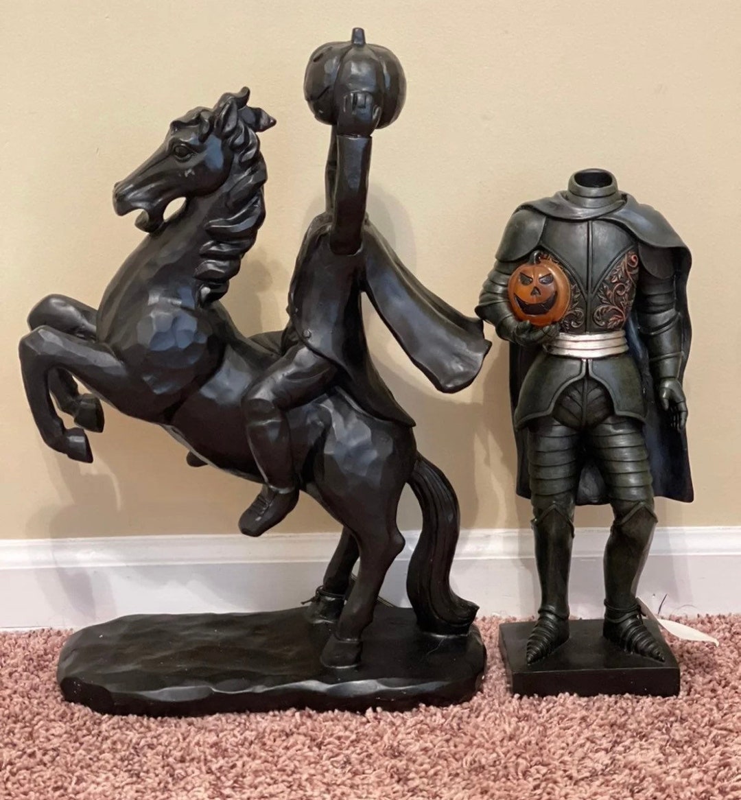 Headless Horseman Halloween Decor Etsy