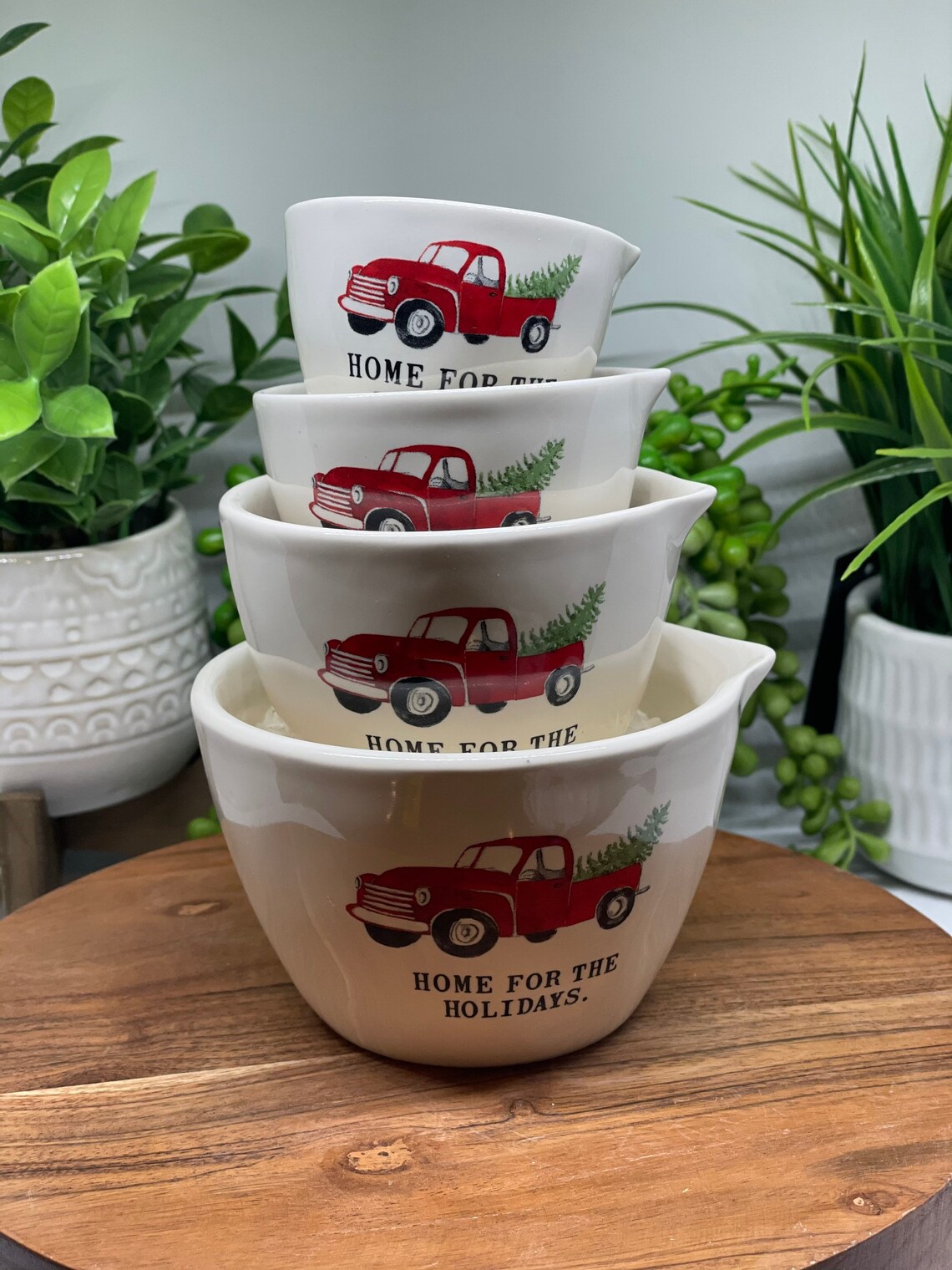 Rae dunn red measuring cup perfect with pastel Christmas and Etsy