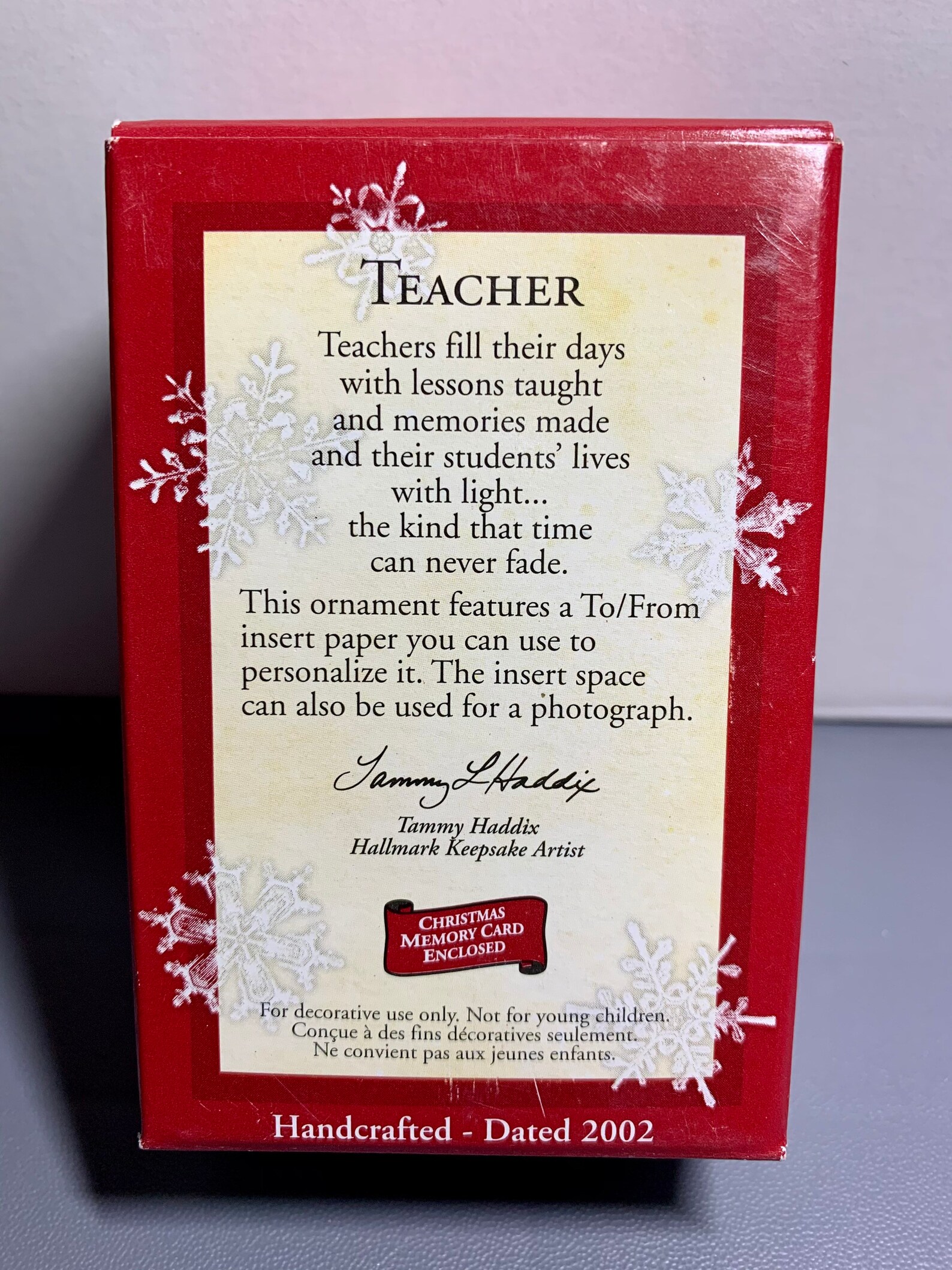Hallmark Teacher Christmas Ornament Etsy