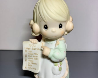 Precious Moments But The Greatest Of These Is Love Vintage Figurine
