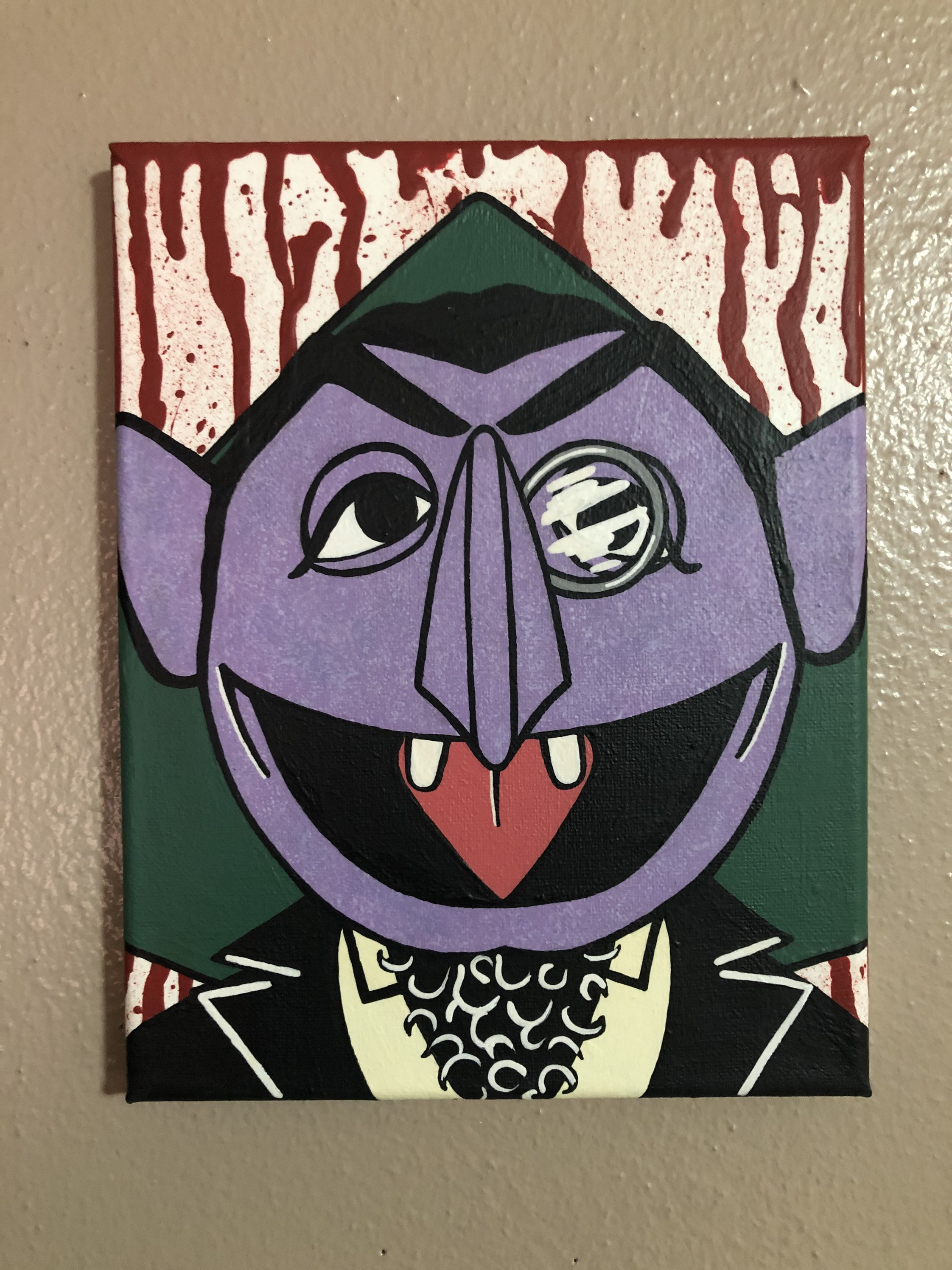 Count Dracula Sesame Street Drawing