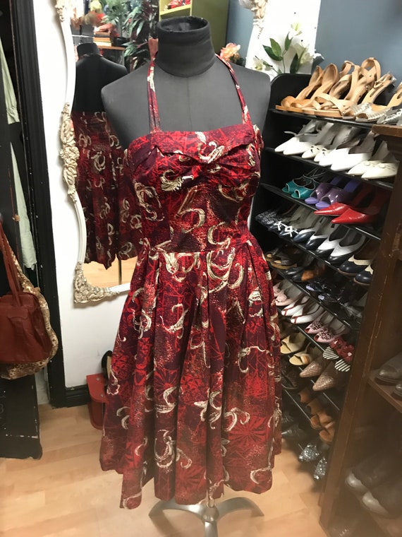 50s Hawaiian shaheen of honalulu dress