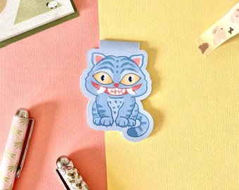 Blue Tiger Magnetic Bookmark | Cute Book Mark | Gift For Book Worm | Bookish Reading Accessories | Cute Gift | Page Marker