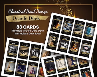 Classical Soul Songs Oracle Deck - Electronic Printable Copy