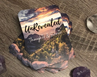 UNREVEALED Thoughts & Secrets - Oracle Card Deck