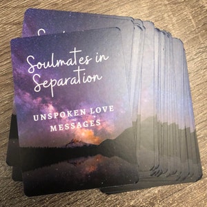 SOULMATES Unspoken Love Messages - Oracle Card Deck