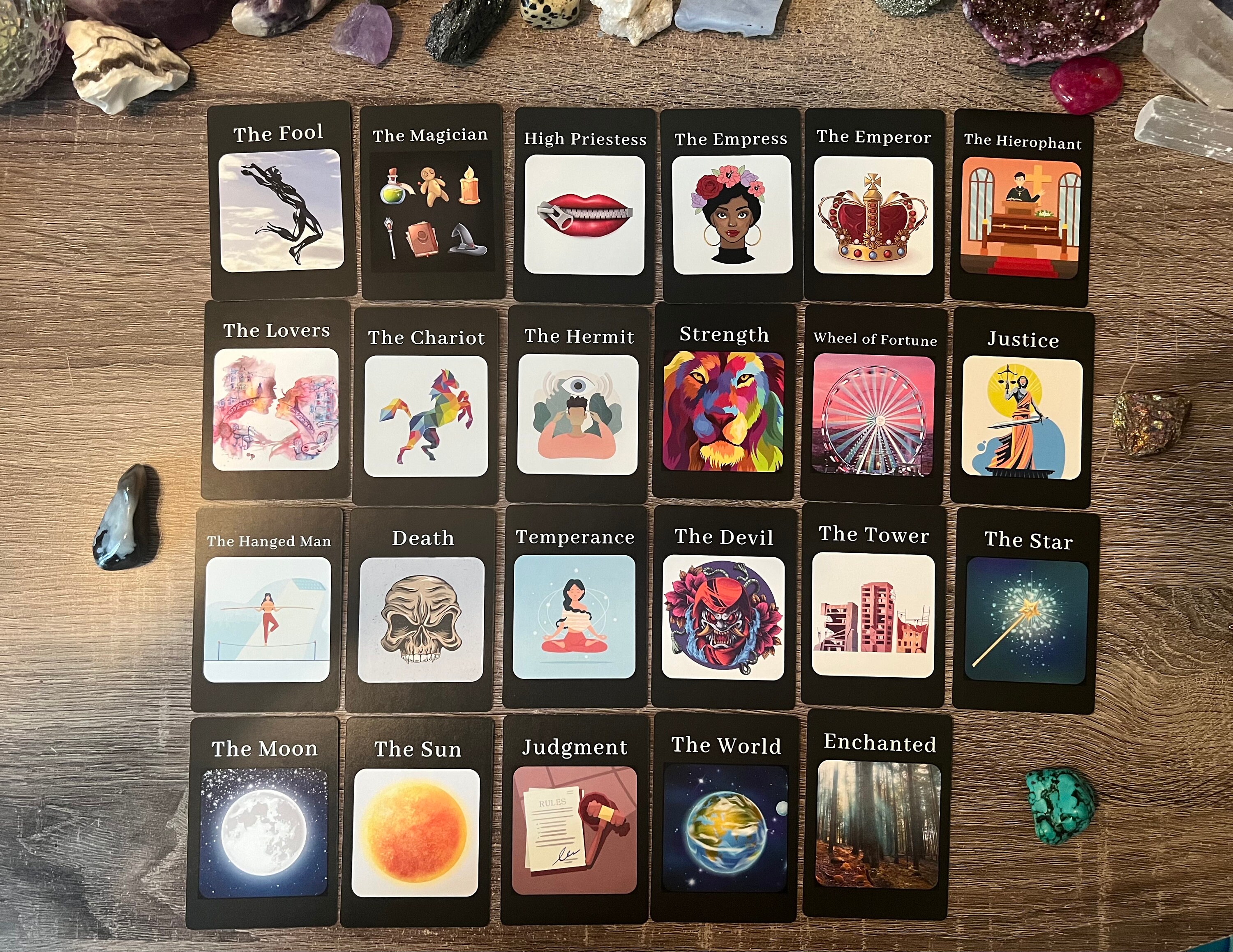 THE CARTOON TAROT Deck Cards Etsy Australia