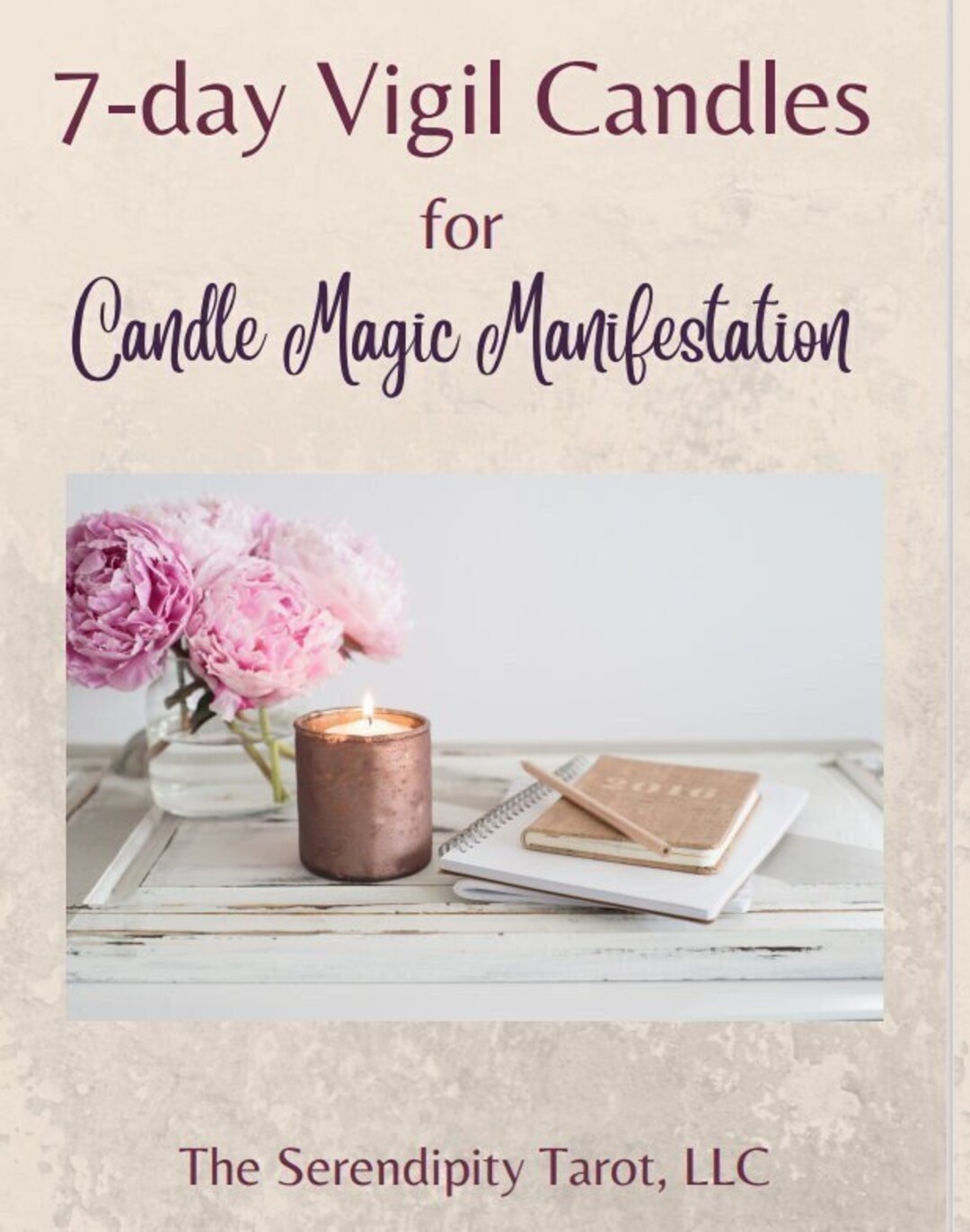 Candle Magic Manifestation Workbook Using 7 Day Vigil Candles Etsy