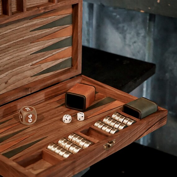 Set Luxury Handmade Boardgame Wood - Etsy Sweden
