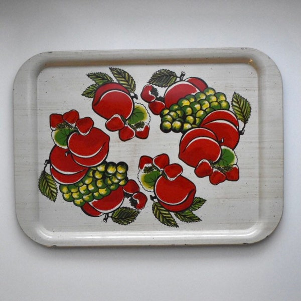 Vintage Fruit Mix Metal Tray