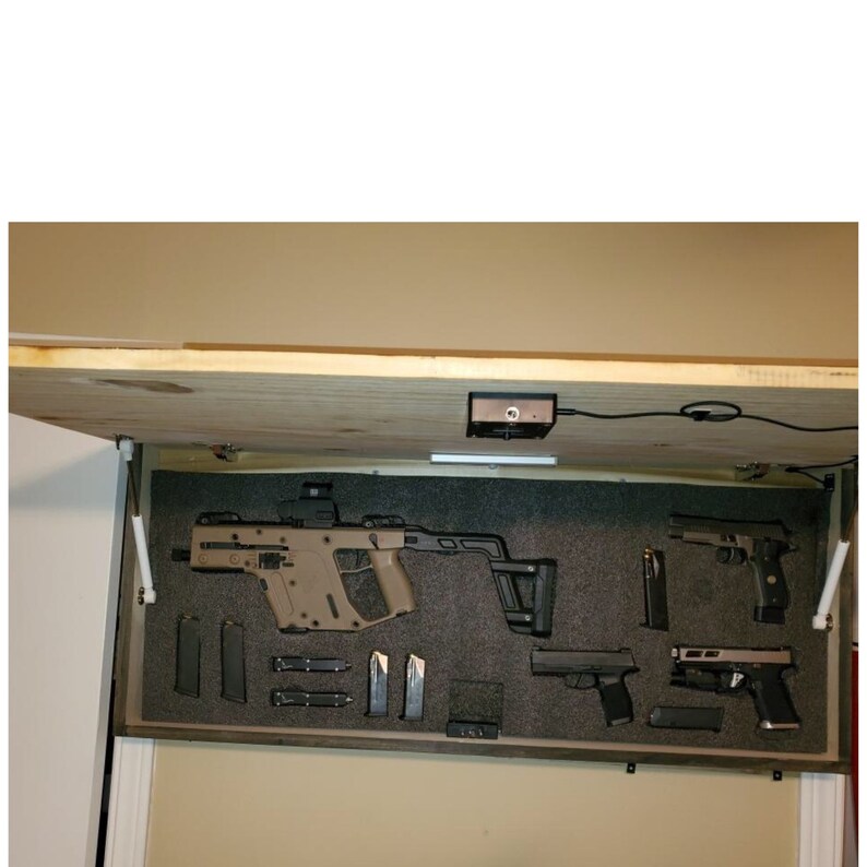 Large Custom Hidden Gun Storage Wall Art Picture for your guns Etsy
