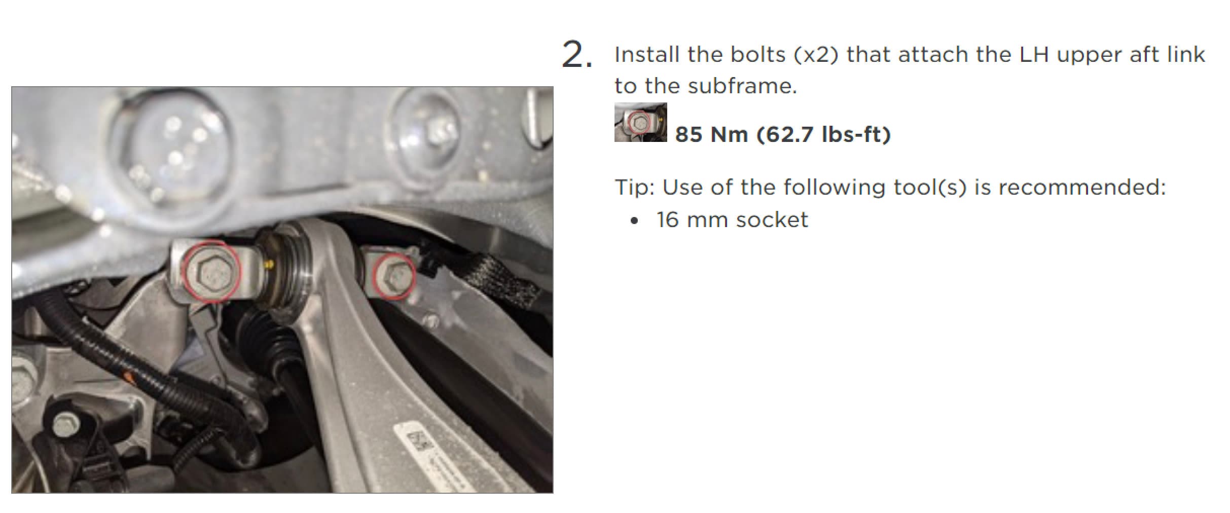 2021 Refresh Palladium Model S and Model X Camber Correction Shim Kit