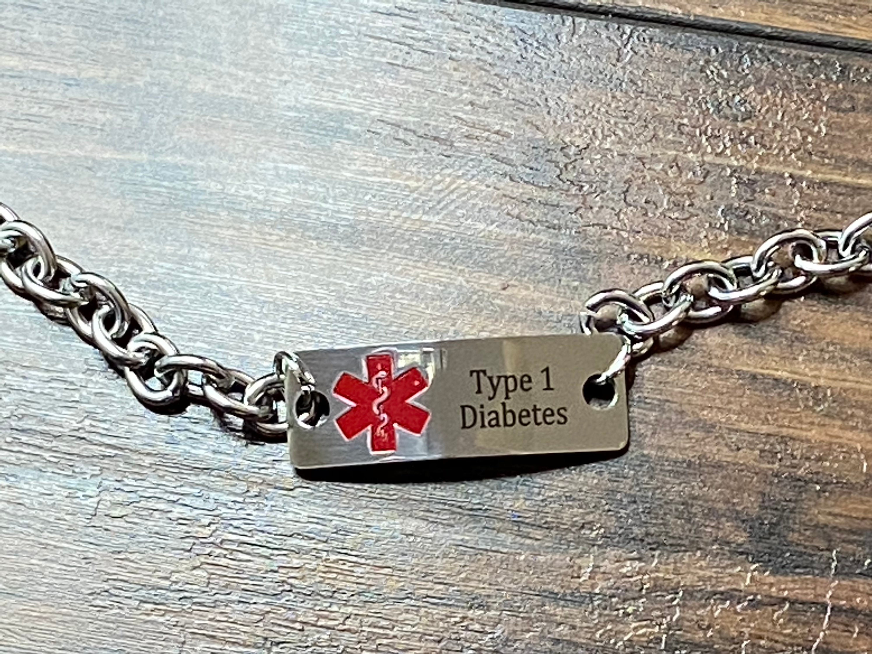 Personalized Medical ID Bracelet Laser Engraved Medical ID Etsy