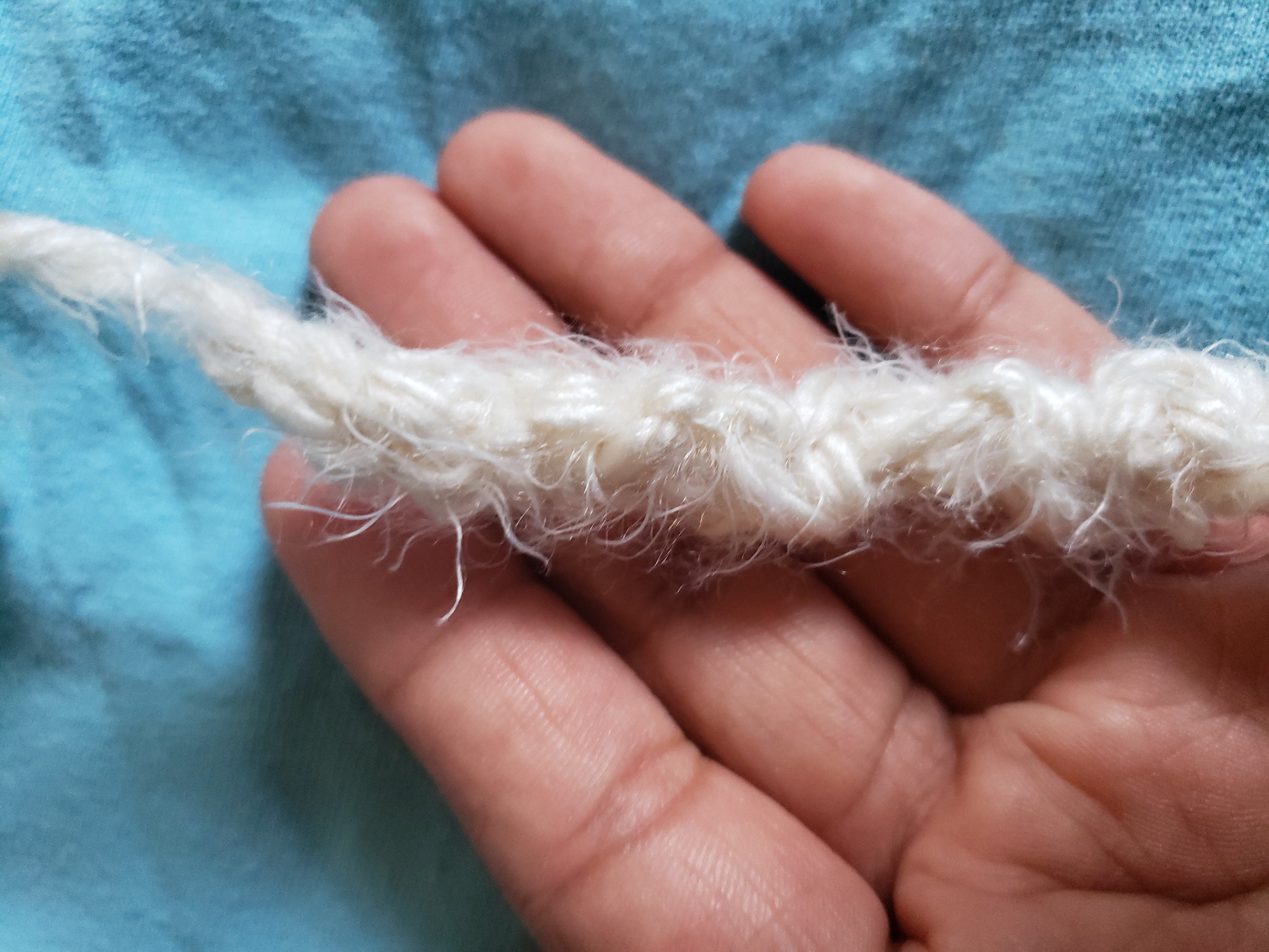 White Crochet Chord Bracelet Etsy Hong Kong