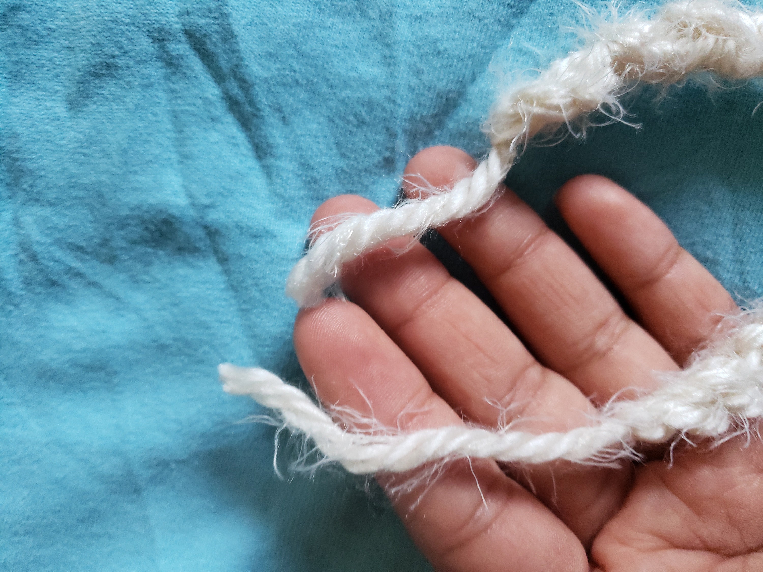 White Crochet Chord Bracelet Etsy Hong Kong
