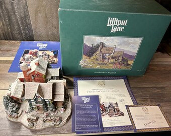 1996 Lilliput Lane -home for the Holidays -limited Edition