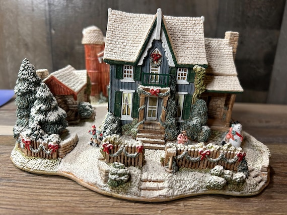 置物 Lilliput Lane Christmas Eve Lilliput Lane - Christmas Eve, at the 2003 Collectors Fair