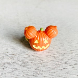 Pompoen Mickey Halloween verstelbare ring. De verklaringsring van Halloween. Heksensieraden.