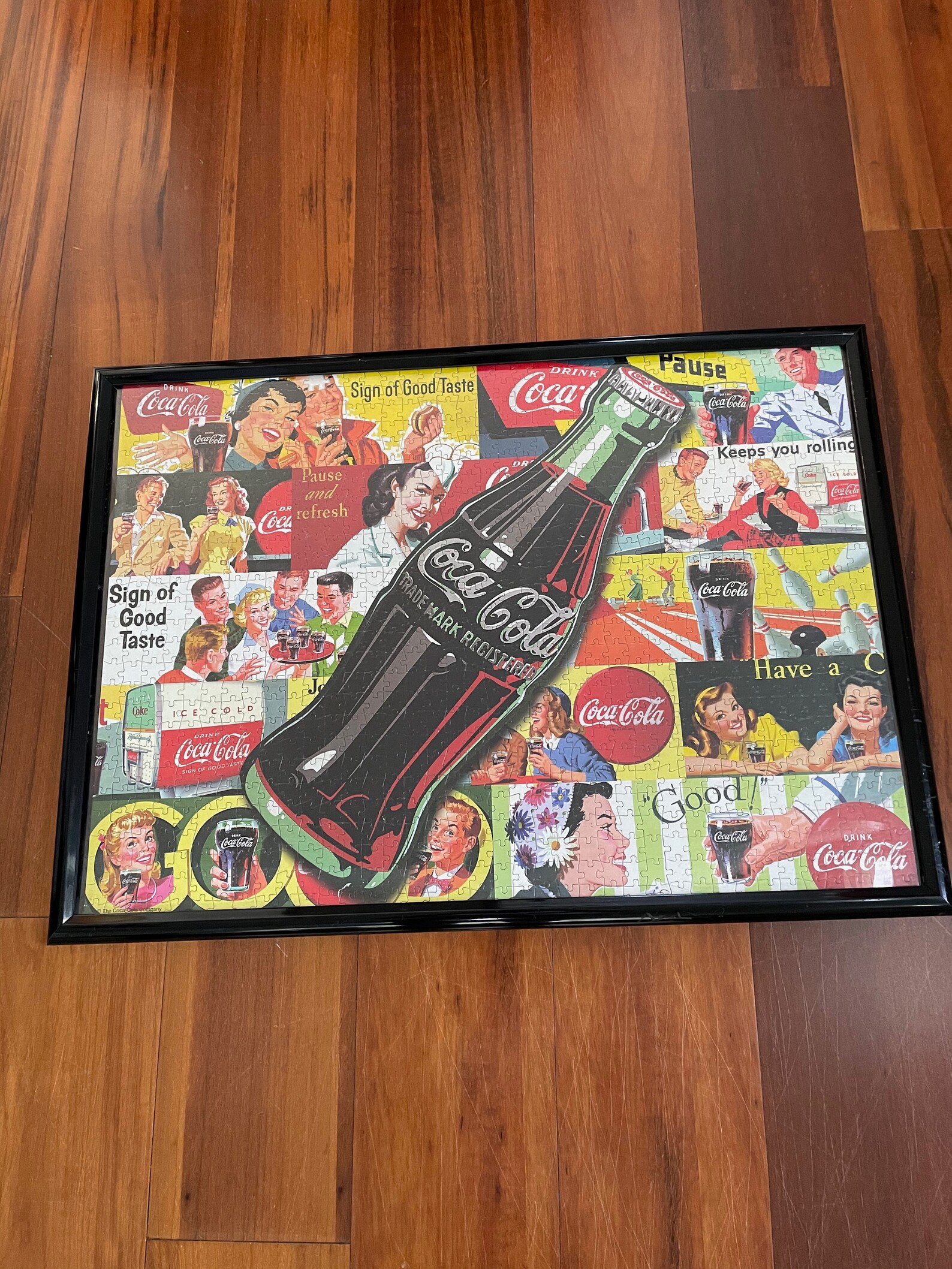 Vintage Coca Cola Puzzle décor mural / Coca Cola fini puzzle / - Etsy ...