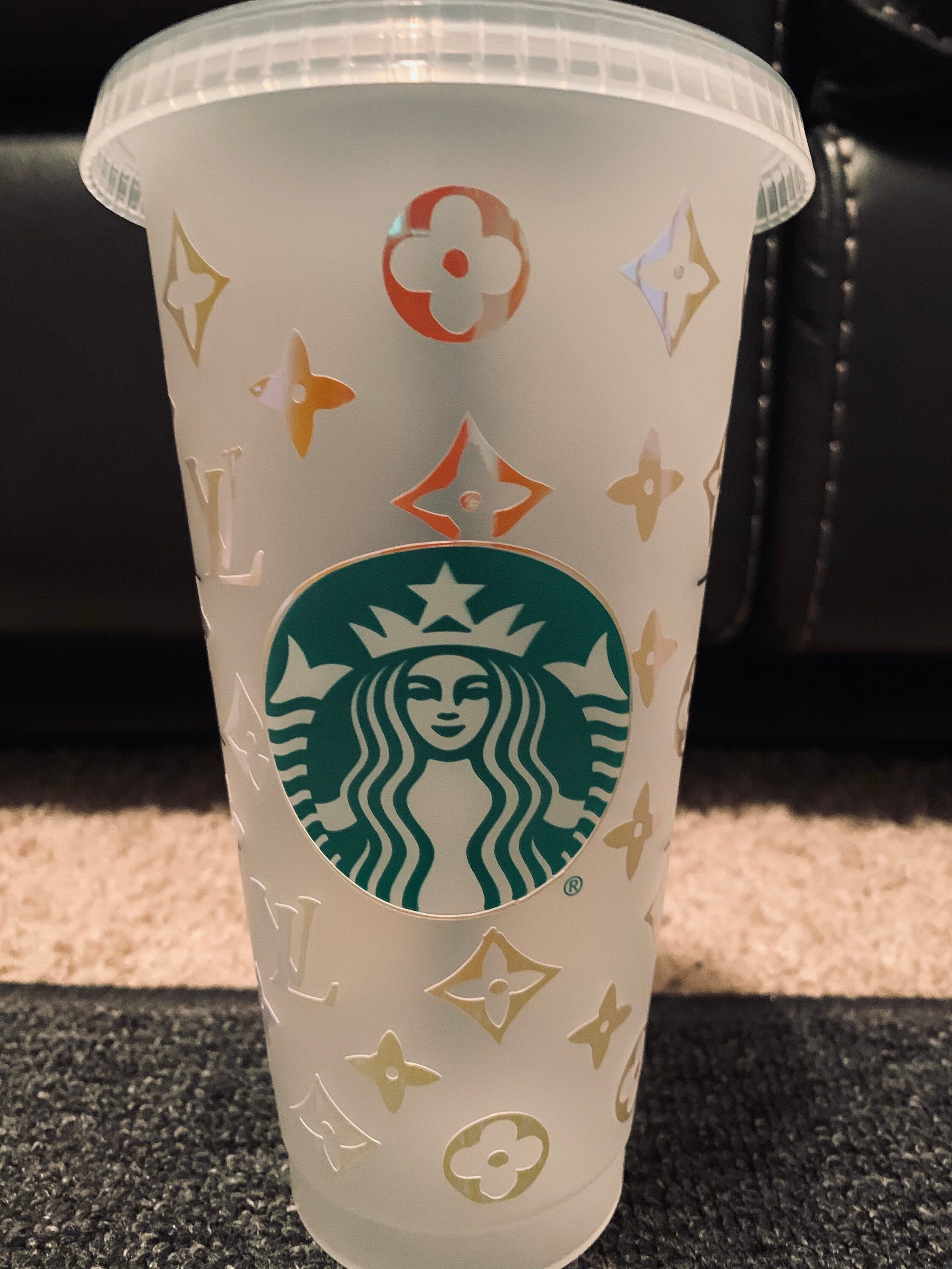 Customized Vinyl Starbucks Reusable 24oz Cups Etsy