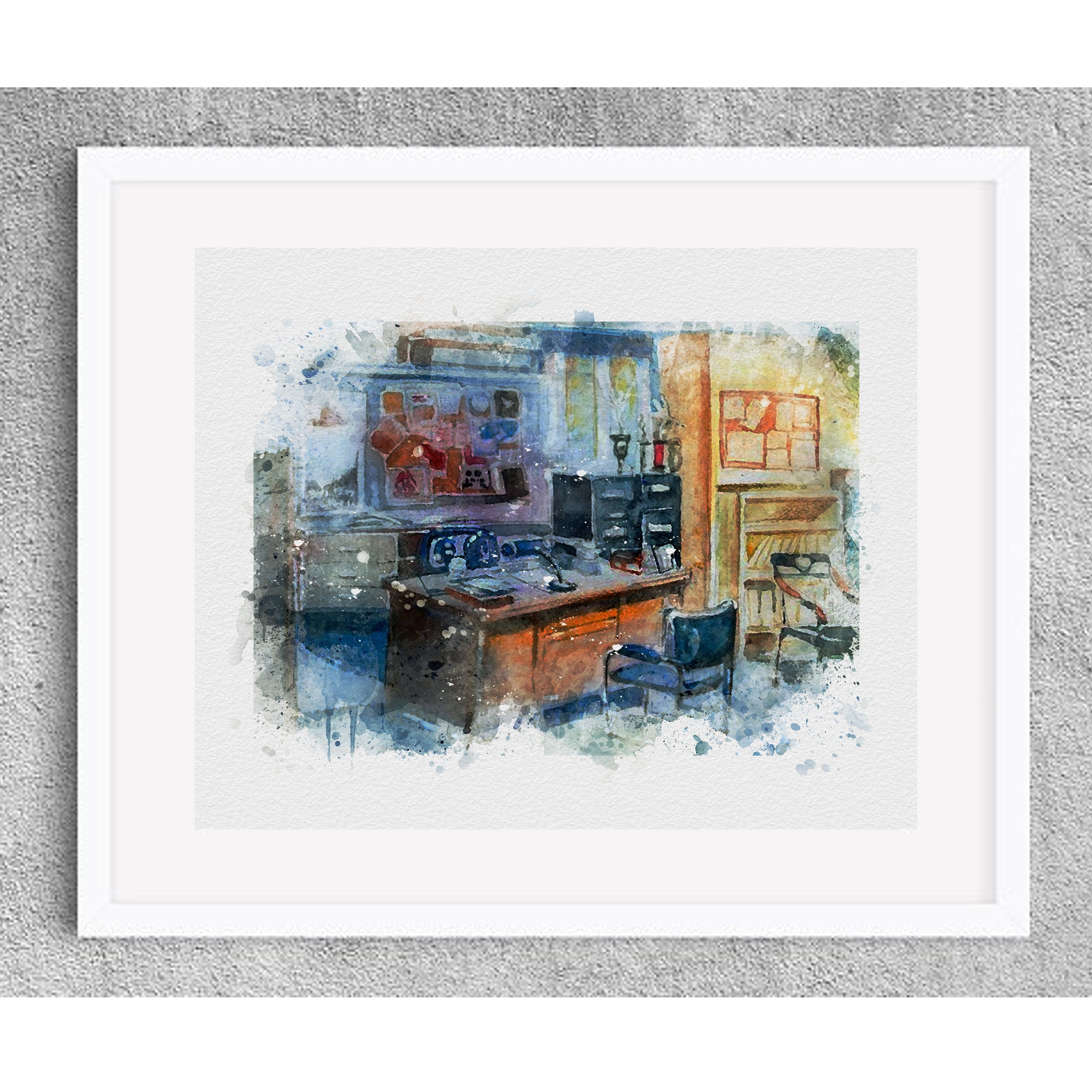 TV Show Wall Print Home Decor Gift Fandom TV Show Art Etsy