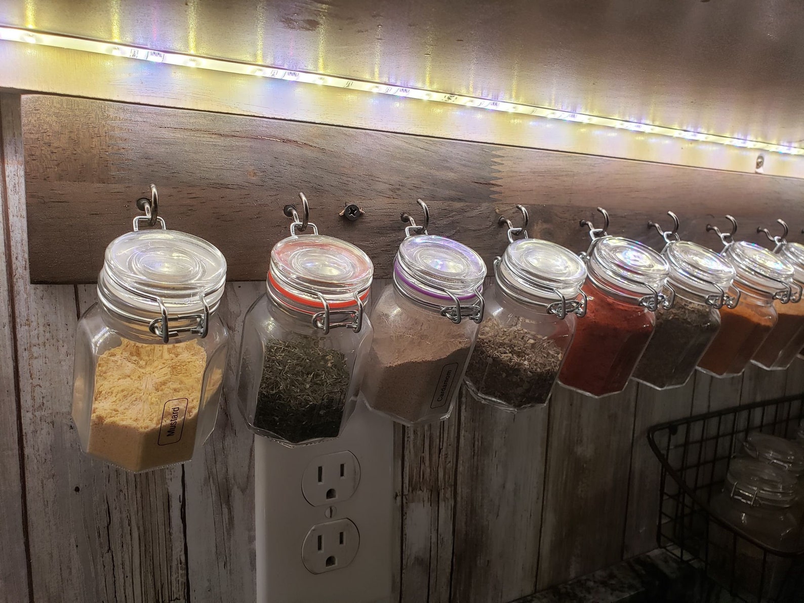 Hidden Spice Rack Etsy