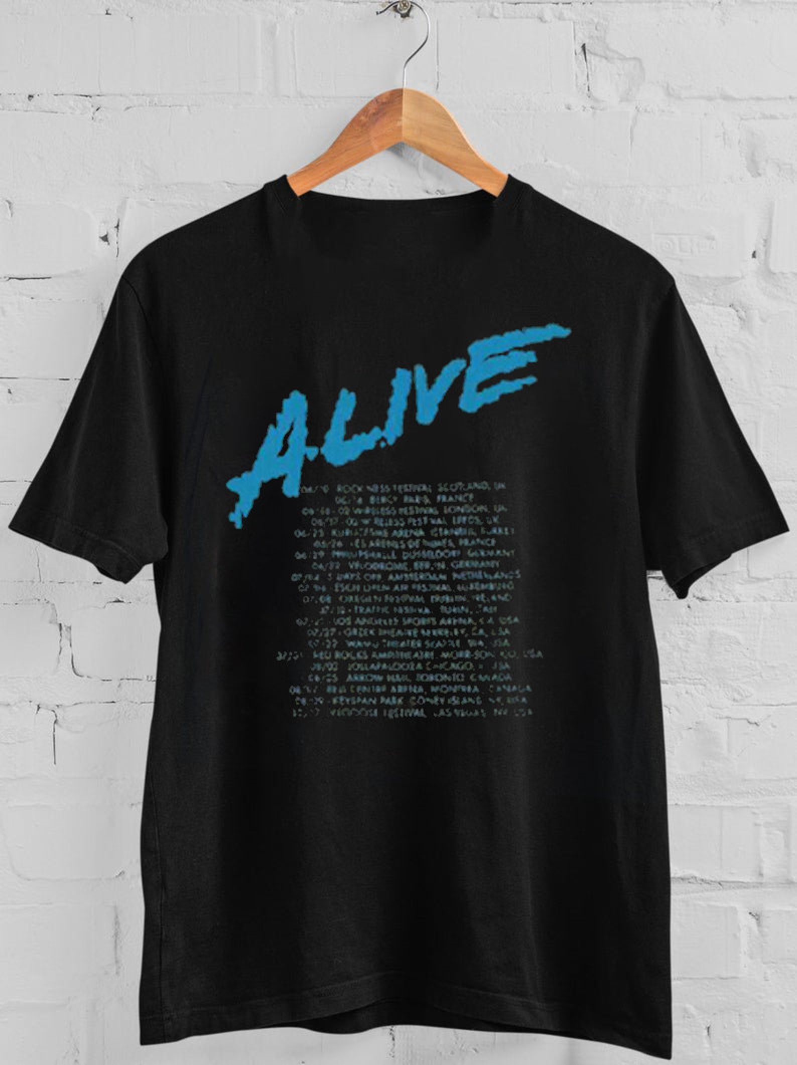 daft punk tour t shirt