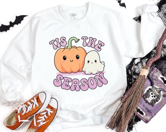 Tis the Season Halloween Sweatshirt, faboolous sweatshirt, halloween season, cute halloween sweatshirt, spooky tee, pumpkin shirt, ghost tee