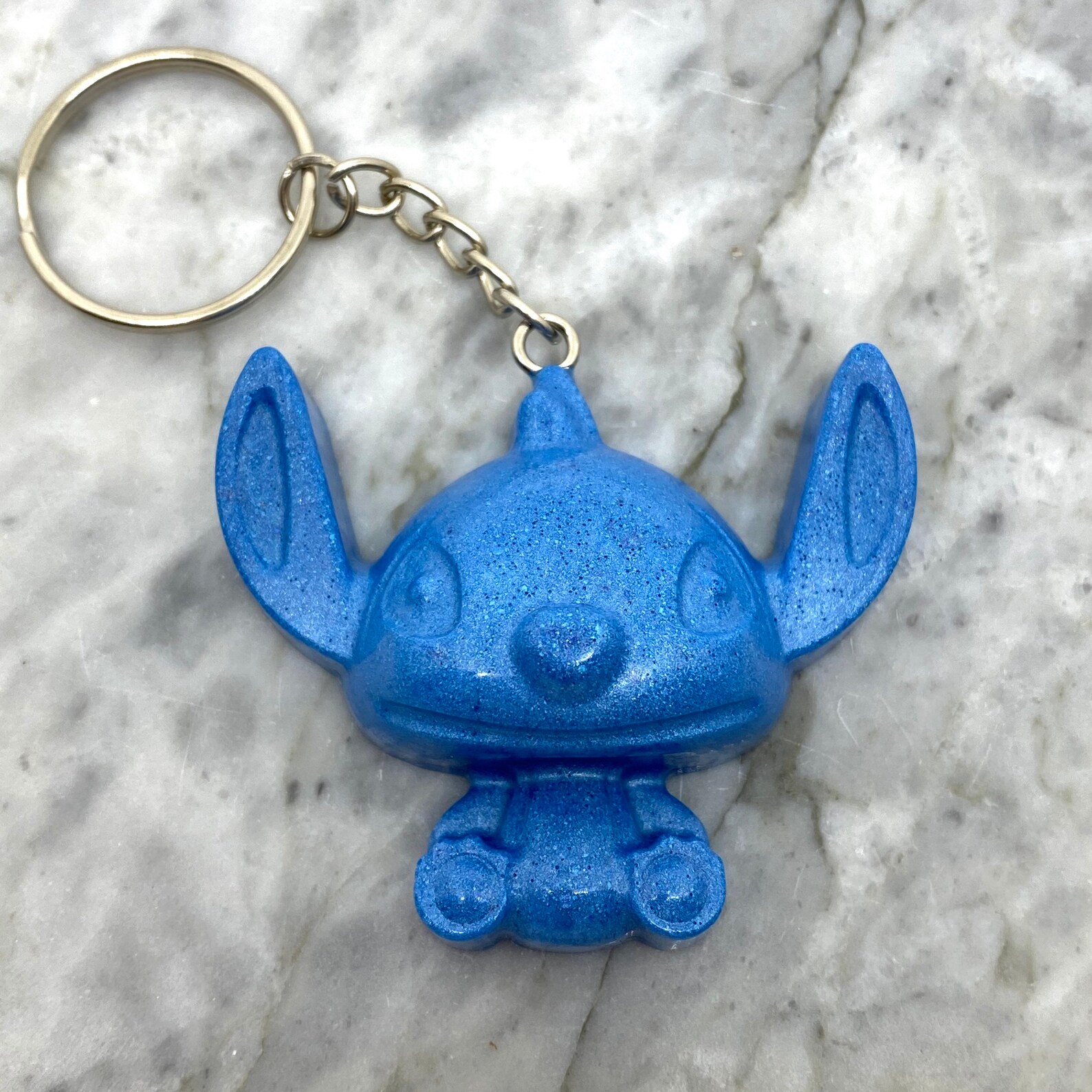 Stich from Disneys Lilo and Stitch Keychain Etsy