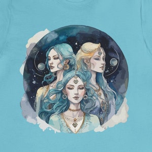 Triple Goddess Shirt, triple moon, pagan, goddess, witchy shirt, witchcraft, wiccan, witch shirt, goddess, mystical shirt, witchy clothing