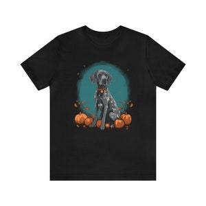 German Short Hair Pointer Halloween Dog Tee, pumpkin tee, Spooky Season, dog lover shirt, German pointer shirt, halloween costume, pointer