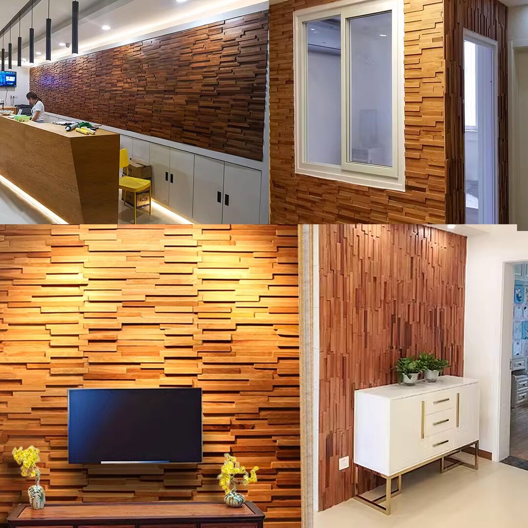 Wood Slat Wall Panel Best Selling Wood Items Geometric Wood Etsy Canada