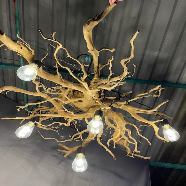Branch Chandelier Etsy
