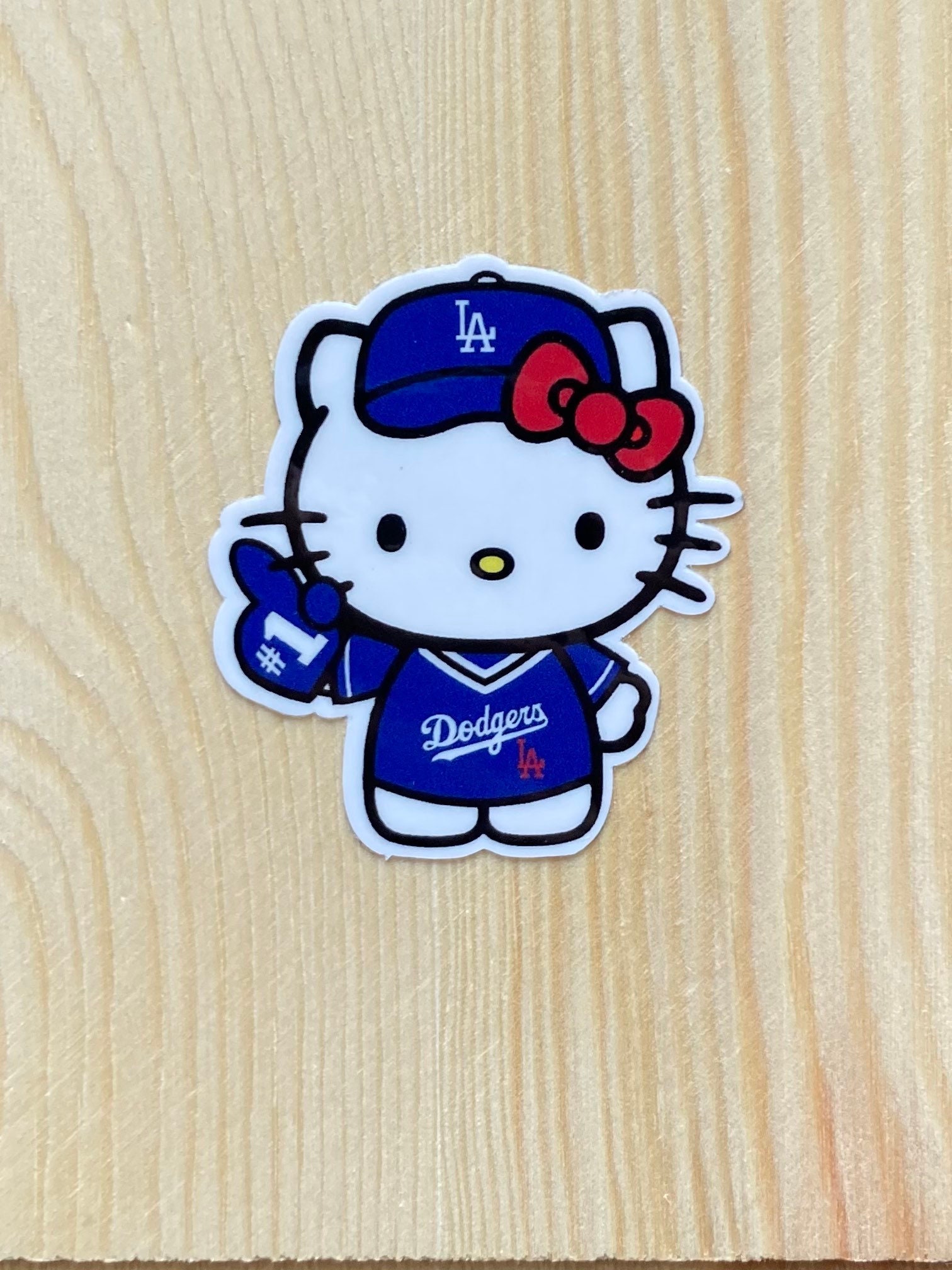 Los Angeles Dodgers Baseball Jersey MLB Hello Kitty Custom Name & Number