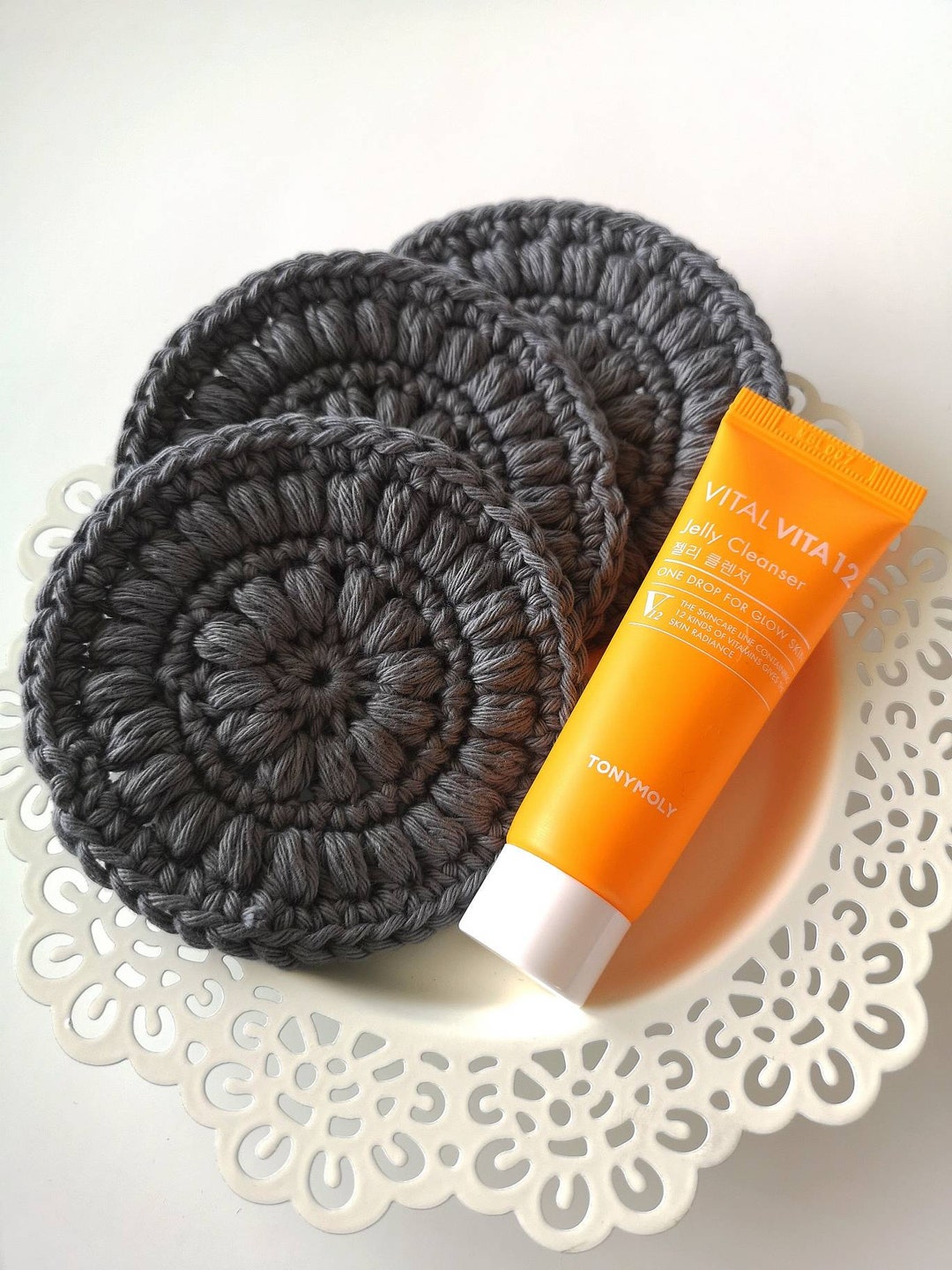 Crochet Make up Removers Face Pads Face Scrubbies Set of 3 Etsy UK