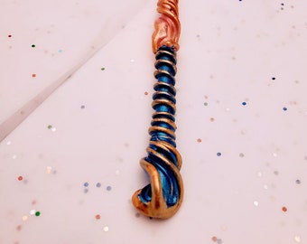 Pink, Blue, and Gold Wizard Wand Magic Wands