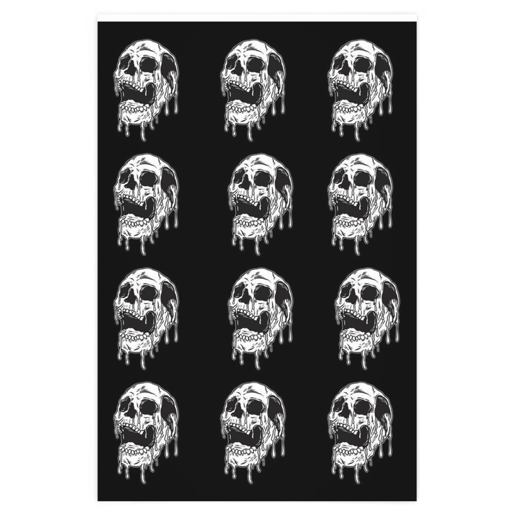Skull Wrapping Paper - Etsy