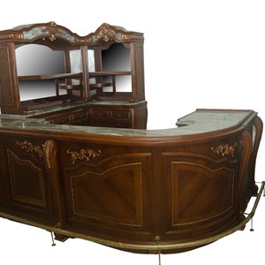 Old Europe-Style Corner Bar Set With Golden Touches – WNL121