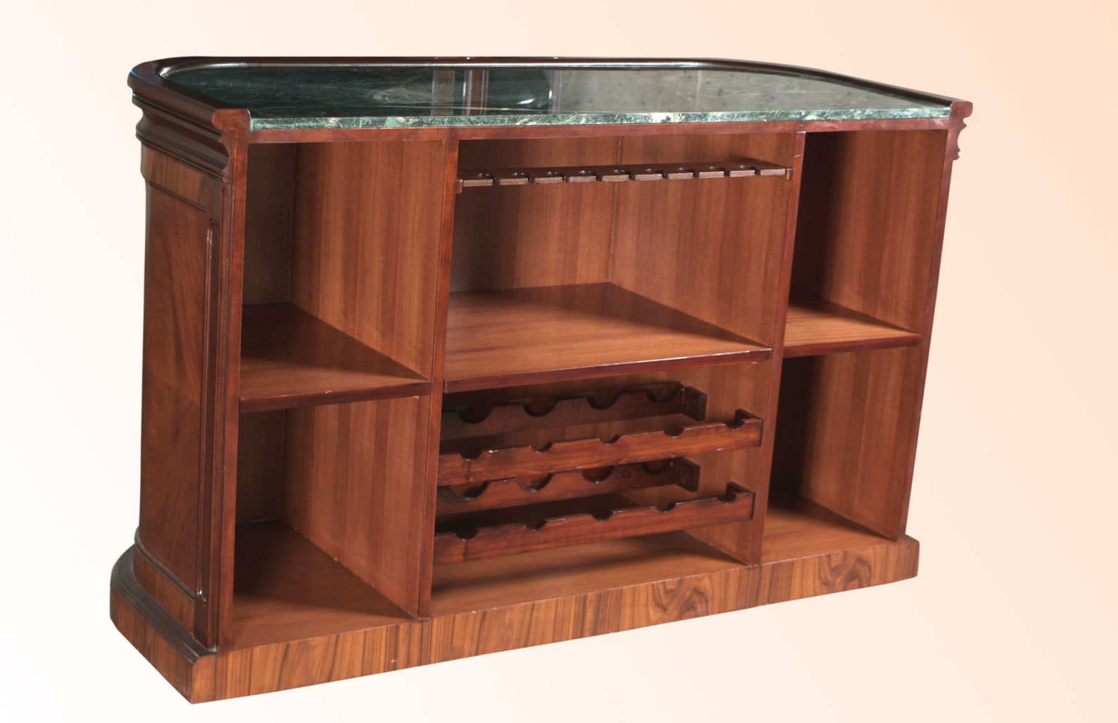 5.5ft Rosewood Home Bar With Marble Top - Bars for Home - Bar 137 - Etsy