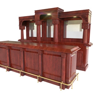 12Ft Del Monte Classical Bar With Brunswick Columns – Bar WNL163