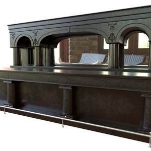 Empire Style 20ft Traditional Brunswick Commercial Pub Bar – Bar WNL164