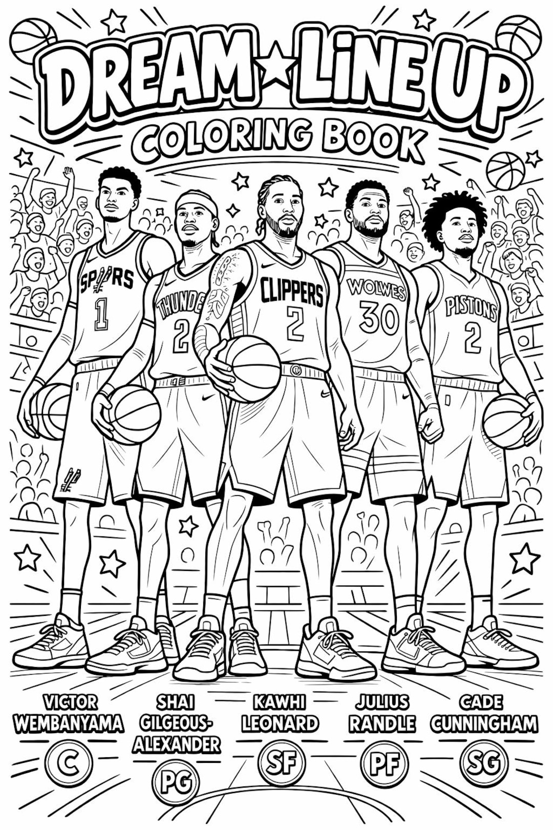 Dream Line up Coloring Book Vol. 1 - Etsy