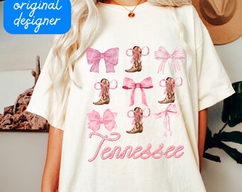 coquette png aesthetic tennessee boots and bows social club in my soft girl era cowgirl trendy preppy summer sublimation digital download