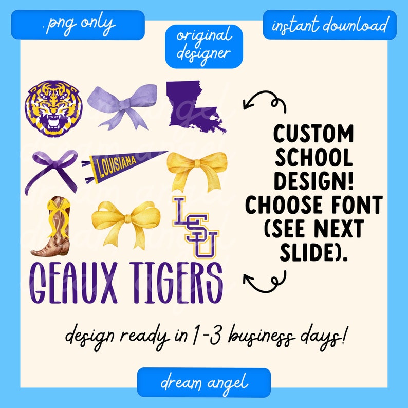 Custom School Design Png Coquette College Custom University Game Day ...