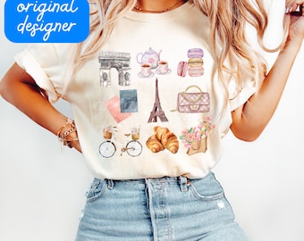 Paris png Frankrike social klubb sommarresa semesterläge flickor familjesemester design parisisk europeisk reseklubb sublimering digital nedladdning